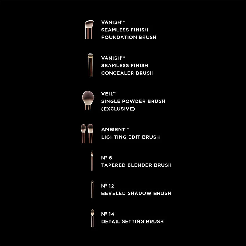Hourglass Travel Brush Set